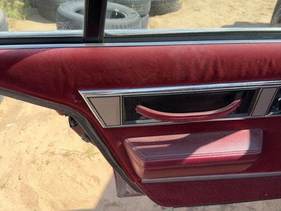 1988 Olds 88 Driver Left Rear Door Trim Panel With Switches Back
