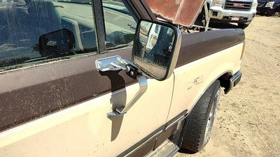 1980-1990 Ford F150 Passenger Right Side Mirror Door Mounted Oem E5tz17696a