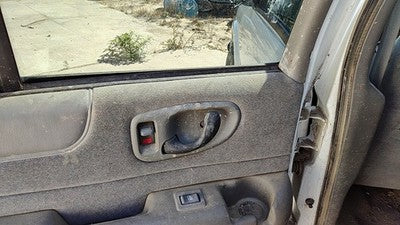 1998-03 S10 Blazer Driver Left Rear Door Trim Panel With Switches Back Gray 92H