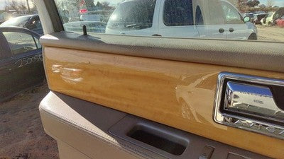 07-10 Lincoln Navigator Driver Left Front Door Trim Panel With Master Switch Tan