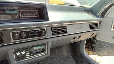 1989-1991 Olds 88 Large Dash Trim Bezel With Heater Vents Oem Gray
