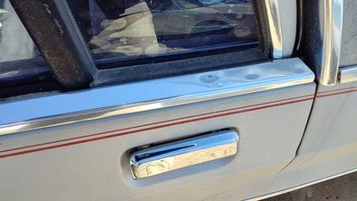 85 Grand Marquis Driver Left Rear Chrome Upper Moulding From Door Oem Back Trim