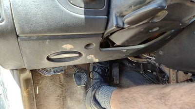 1997-1999 Saturn Sl1 Lower Dash Under Column Knee Bolster Trim Panel Oem Gray