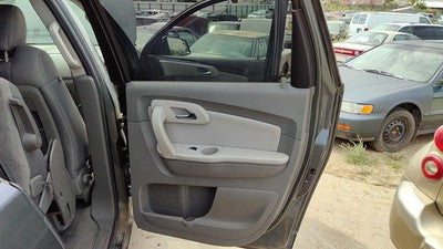 09-12 Traverse Passenger Right Rear Door Trim Panel With Switches Back Gray