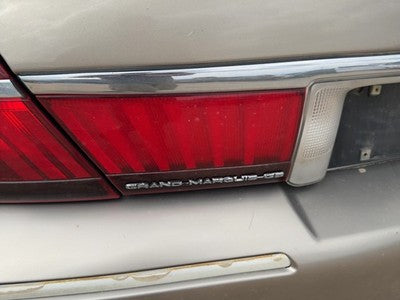 02 Mercury Grand Marquis License Plate Trim Surround Panel Oem Tail Trunk Finish