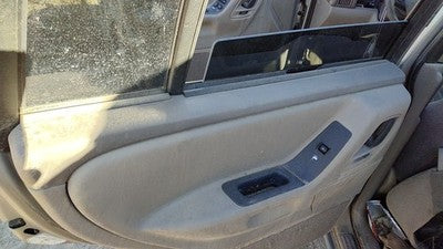 00-01 Grand Cherokee Driver Left Rear Door Trim Panel With Switches Back Gray