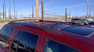 2008 Chevy Trail Blazer Luggage Rack Cross Bars Only Oem Roof With End Caps