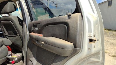 10-14 Chevy Tahoe Passenger Right Rear Door Trim Panel With Switches Back Black