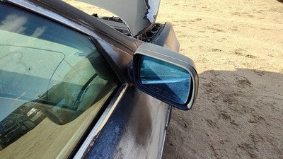 Bmw 540I Passenger Right Power Side Mirror Door Mounted Oem Black 51168203750