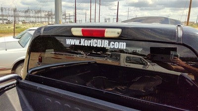 2012 Gmc Canyon Third Brake Light Middle Lamp Oem