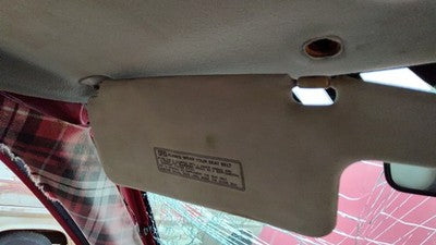 1996-2000 Civic Hx Coupe Driver Left Sun Visor Oem Gray 83280S01a32za