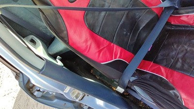 1989 Honda Civic Passenger Right Front Seat Belt Retractor Shoulder Blue Sedan