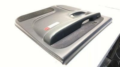 01 02 Sierra 2500 Hd Passenger Right Rear Door Panel With Switches Graphite 12D