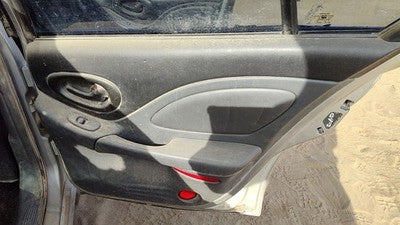 03-04 Bonneville Passenger Right Rear Door Trim Panel With Switches Back Pewter