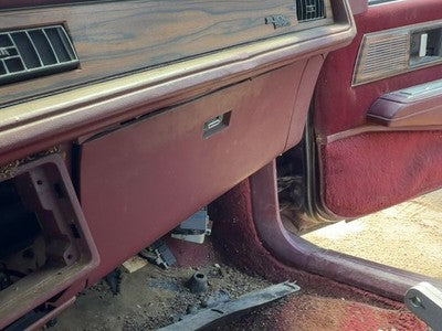 1987 Buick Park Ave Glove Box Assembly Complete Door With Latch Oem Red