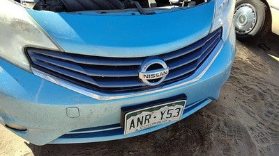 2014-2016 Nissan Versa Note Front Center Grille Assembly Oem Blue Rbe 623103Vy0a