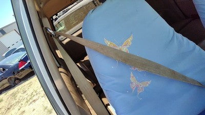 1993 Ford Explorer Passenger Right Front Seat Belt Retractor Oem Shoulder Tan