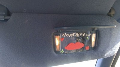 1995 Ford Explorer Passenger Right Sun Visor Oem Blue