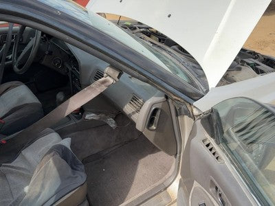 1990 Subaru Legacy Passenger Right Seat Belt Track Assembly Oem Power Slide Gray