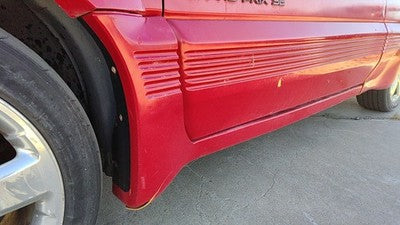1993 Grand Prix Driver Left Lower Rocker Panel Moulding Side Skirt 2 Door Red