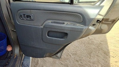 02-04 Xterra Passenger Right Rear Door Trim Panel With Switches Back Gray K