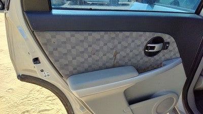 07-08 Chevy Equinox Driver Left Rear Door Trim Panel With Switches Back Gray 14B