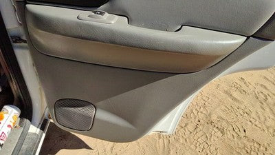 06-09 Gmc Envoy Passenger Right Rear Door Trim Panel With Switches Back Gray 28H