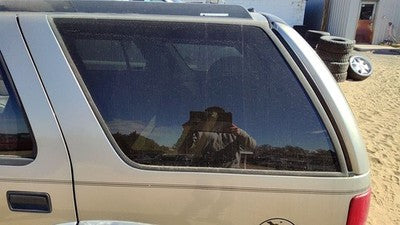 1997-2001 Olds Bravada Driver Left Rear Quarter Glass Back Side Window Oem
