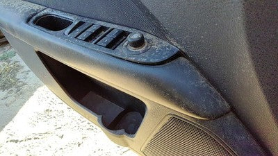 10-12 Fusion Driver Left Front Door Trim Panel With Master Switch Charcoal Black
