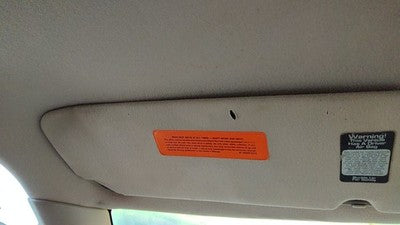 1994 Jeep Grand Cherokee Driver Left Sun Visor Oem Gray