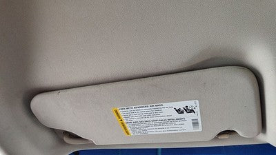 2006-2016 Chevy Impala Driver Left Sun Visor Oem Neutral 52C 15840704