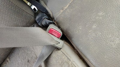03-05 Ram 2500 Passenger Front Seat Belt Buckle Receiver Regular Cab Taupe L5