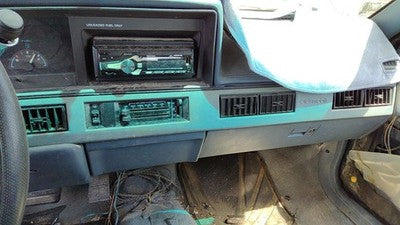 85-96 Olds Cutlass Ciera Passenger Dash Trim Bezel Panel Heater Ac Vents Blue
