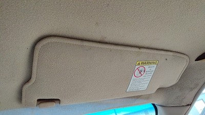 1997 Ford Escort Passenger Right Sun Visor Oem Tan