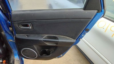 04-06 Mazda 3 Passenger Right Rear Door Trim Panel With Switches Back Bp5 Black