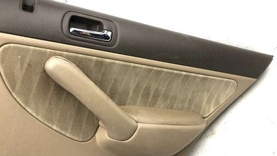 2003-2005 Honda Civic Passenger Right Rear Inside Door Trim Panel Oem Back Tan