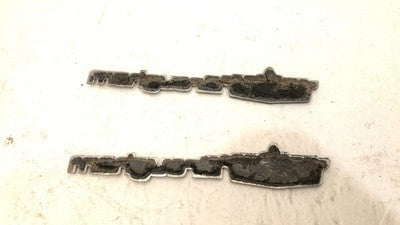 1986 Chevy Caprice Brougham Emblem Pair Sail Panel Badges Oem Set