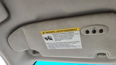 2007-2009 Lincoln Mkz Driver Left Sun Visor Oem 7H6z5404105ae