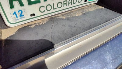 79-87 Grand Marquis Mercury Grand Marquis License Plate Trim Surround Panel With