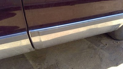 93 Cadillac Fleetwood Driver Left Rear Moulding From Door Back Trim Lower Chrome