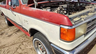 1987-1991 Ford F150 Passenger Right Front Fender Oem Red White