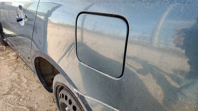 2006-2009 Hyundai Sonata Fuel Tank Door With Hinge Gas Lid Oem Filler Blue
