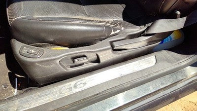 09 Pontiac G6 Gxp Coupe Driver Left Side Power Seat Switch With Trim Panel Ebony