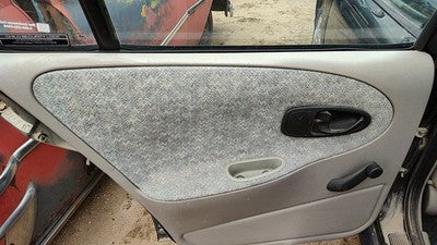 1996-1997 Saturn Sl1 Driver Left Rear Door Trim Panel Manual Back Gray 21052785