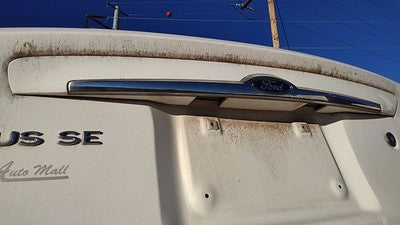2000 Ford Taurus License Plate Trim Surround Panel Oem Tail Trunk Finish White