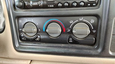 99-01 Silverado 2500 Temperature Control Module In Dash Heater Ac Head Unit Oem