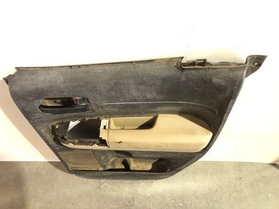07-10 Tundra Passenger Right Rear Door Trim Panel With Switches Tan Extended Cab