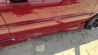 1994-96 Honda Accord Passenger Right Front Moulding From Door Oem Trim Strip Red