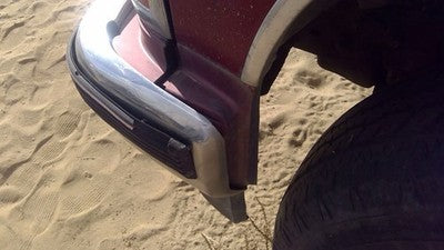 1988 Gmc Sierra 2500 Driver Left Moulding From Fender Oem Trim Strip Red