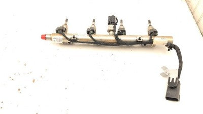 13 14 Chevy Malibu Fuel Rail With Injectors Set With Wiring Harness Oem 12608366